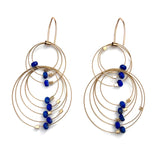 Double Double Hook Earrings with Stones