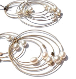 Double Double Hook Earrings with Stones