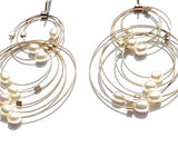 Double Double Hook Earrings with Stones