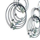 Double Double Hook Earrings with Stones