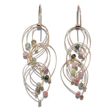 Feather Teardrop (Mini) Hooks with Stones