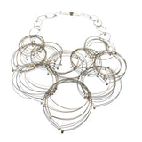 Feather Teardrop Maxi Necklace