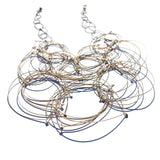 Feather Teardrop Maxi Necklace