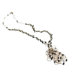 Interlock Tassel Necklace