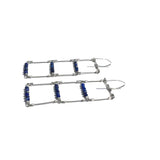 Ladder Hook Earrings with Stone