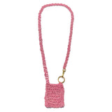 MPR x THE IMAGINARIUM: Sequin Pink Crochet Purselet Pendant Necklace