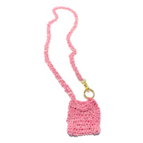 MPR x THE IMAGINARIUM: Sequin Pink Crochet Purselet Pendant Necklace