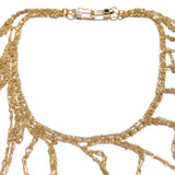 MPR x THE IMAGINARIUM: Scalloped Dripping Chain Necklace in 18K Gold