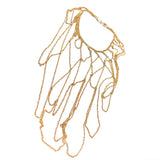 MPR x THE IMAGINARIUM: Scalloped Dripping Chain Necklace in 18K Gold