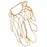MPR x THE IMAGINARIUM: Scalloped Dripping Chain Necklace in 18K Gold