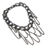 MPR x THE IMAGINARIUM: Silver Sparkle Scallop Short Chain Necklace