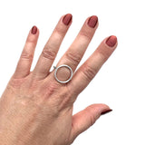 MPR x NU/NUDE Mon Cercle Ring with Stone