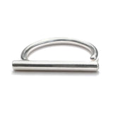 MPR x NU NUDE Tubular Ring with Stones