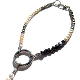 MPR Maxi Cable Collection: Maxi Pearl Lariat Tik Tock Necklace