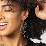 Orbiting Circles Hook Earrings