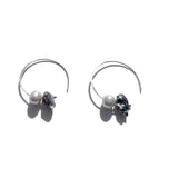 Crescent Moon Hoops