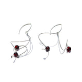 Swirly Curl Hook Earrings