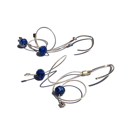 Swirly Curl Hook Earrings