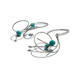 Swirly Curl Hook Earrings