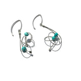 Swirly Curl Hook Earrings