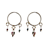 Tassel Panache Hoop Earring