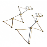 Triangle Dangle Hoop Earrings