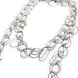 Feather Teardrop Chain Necklace (XL)