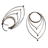 Feather Teardrop Hoops (Small)