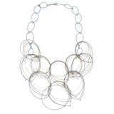 Feather Teardrop Maxi Necklace