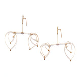 MPR x Golden Glow Earrings: Feather Bar Hooks