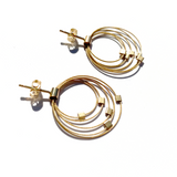 Grad Circle Post Earrings