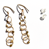 MPR x Golden Glow Earrings: All Gold Interlock Hooks