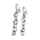 Interlock Hook Earrings with Stones