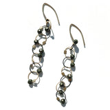 Interlock Hook Earrings with Stones