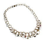 Interlock Necklace (Mini) with Stone