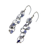 Interlock Hook Earrings with Stones