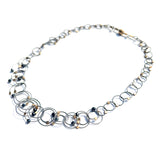 Interlock Necklace (Mini) with Stone