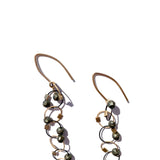 Interlock Hook Earrings with Stones