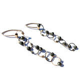 Interlock Hook Earrings with Stones