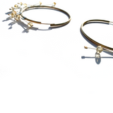 MPR x Golden Glow Earrings: XL Kriss Kross hoops in Citrine