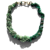 MPR x THE IMAGINARIUM: Rough + Sphere Green Gems Necklace