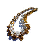 MPR x THE IMAGINARIUM: Scalloped Crochet Chain Clear Quartz and Pearl Necklace