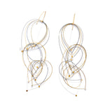 Feather Teardrop Hook Earrings (Maxi)