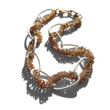 MPR x THE IMAGINARIUM: Rose Gold Chain on White Links Necklace
