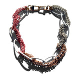 MPR x THE IMAGINARIUM: Palm Beach Pink Chain on White Links Necklace