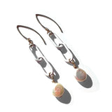 MPR x THE IMAGINARIUM: White Paperclip Chain with White Pearl Earrings