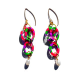 MPR x THE IMAGINARIUM: Watermelon + White Pearl Drop Earrings