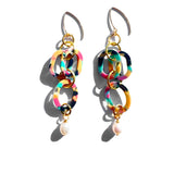 MPR x THE IMAGINARIUM: Tortoise + White Pearl Double Drop Earrings