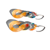 MPR x THE IMAGINARIUM: Tropical Smoky Orange Curb Chain Earrings