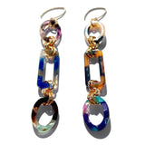 MPR x THE IMAGINARIUM: Multi-Color Triple Link Earrings